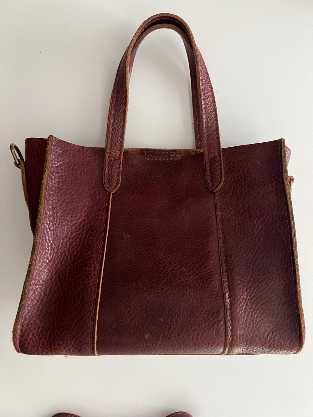 Portland Leather Goods Crossbody Tote - Picture 2 of 8
